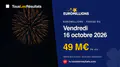 Résultats de l’EuroMillions du vendredi 16 octobre 2026 : numéros, étoiles et Extralux