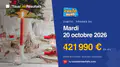 Zubito du mardi 20 octobre 2026 : les tirages de la journée
